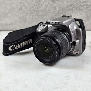 Canon EOS Digital Rebel XT 8.0MP DSLR Camera w/EF-S 18-55mm Lens Battery Charger